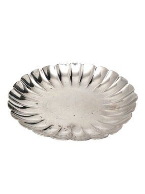Kuyeda 950 Silver Scalloped Trinket Dish #24341